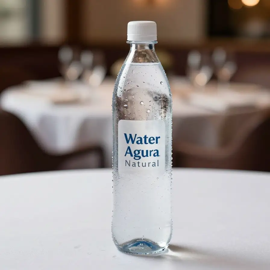 Agua Natural en Cosmic Burger